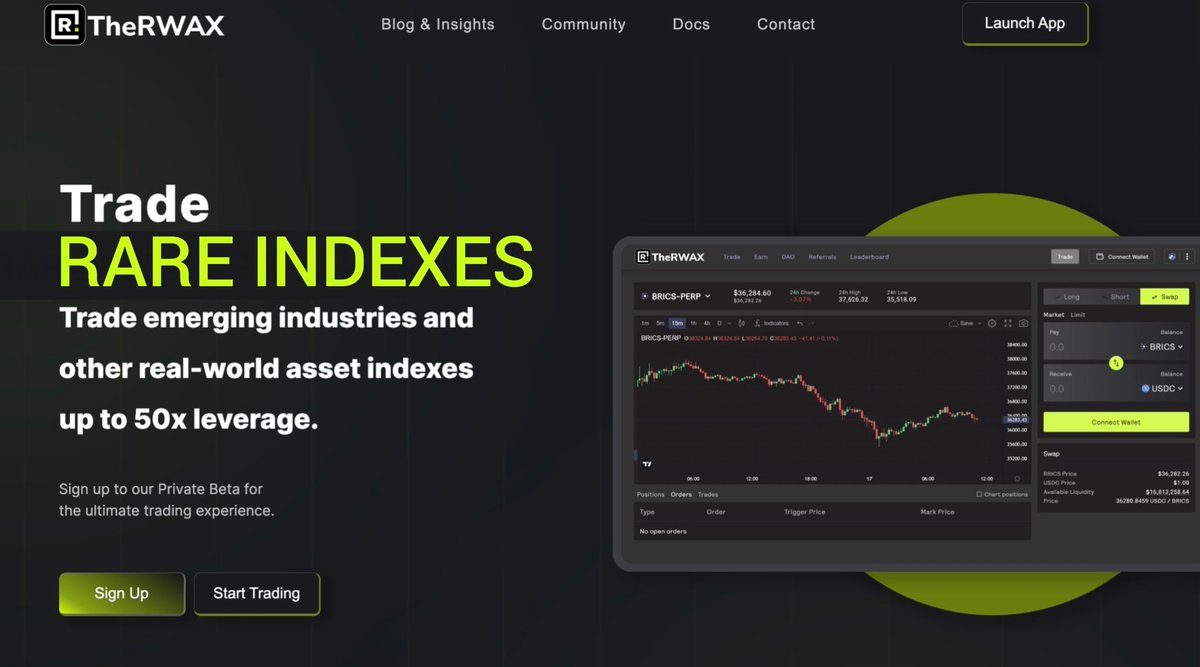 $RWAX is one of my recent RWA picks for 2024! Expecting it to be a real hit! Token launch coming soon! 🚀