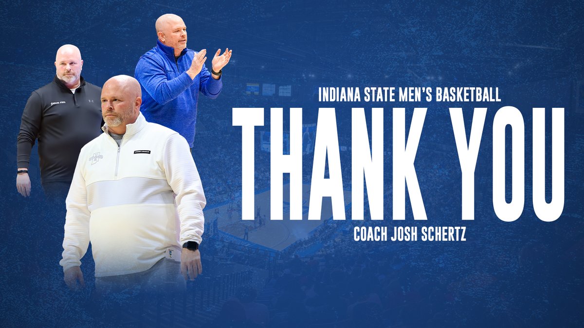 Head Coach Josh Schertz declines contract extension, resigns as Indiana State men's basketball head coach. Thank you for your efforts over the last three seasons with the Sycamores, Coach! tinyurl.com/4bxeph77 #MarchOn