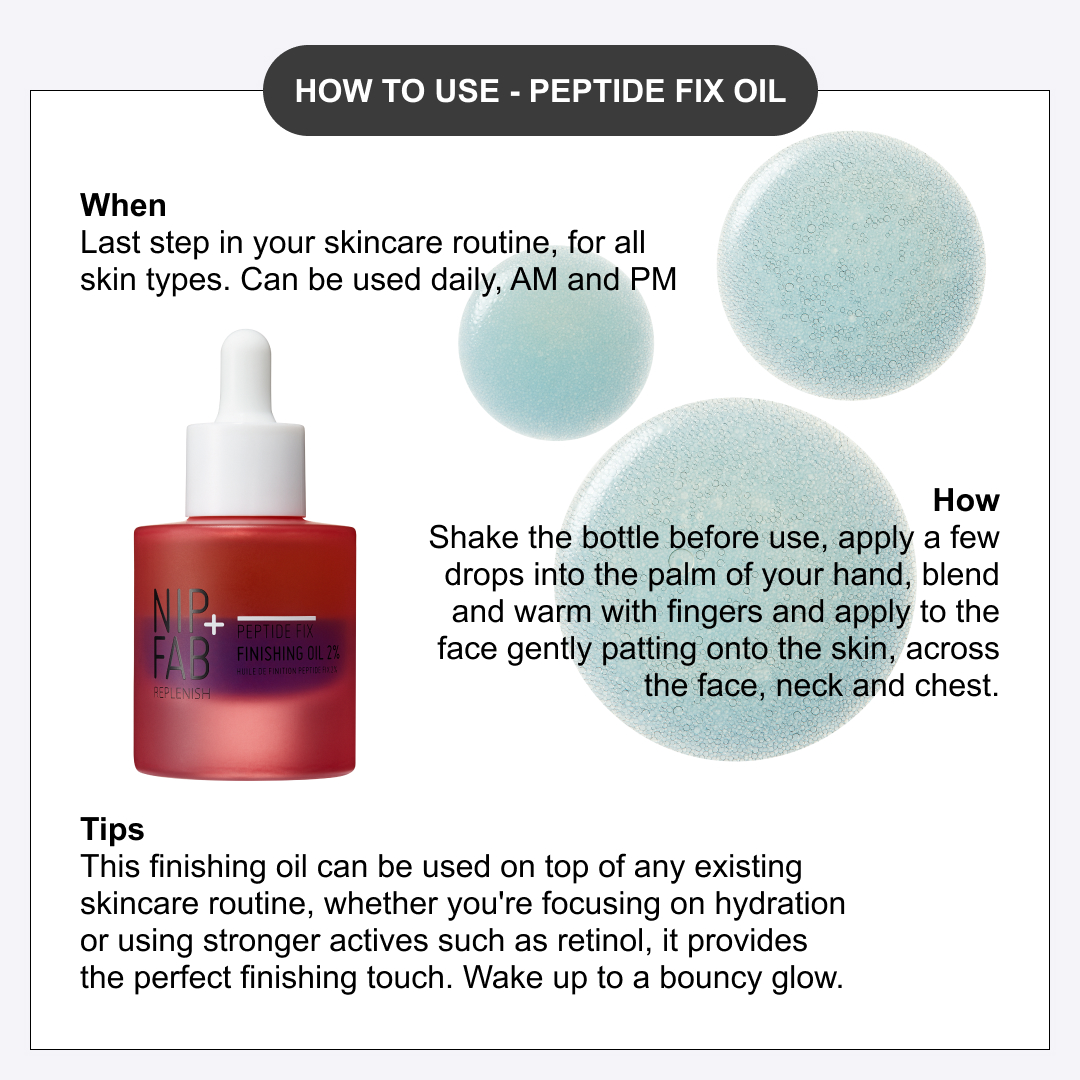 Got your eyes on our new Peptide Oil? Here's how to use it