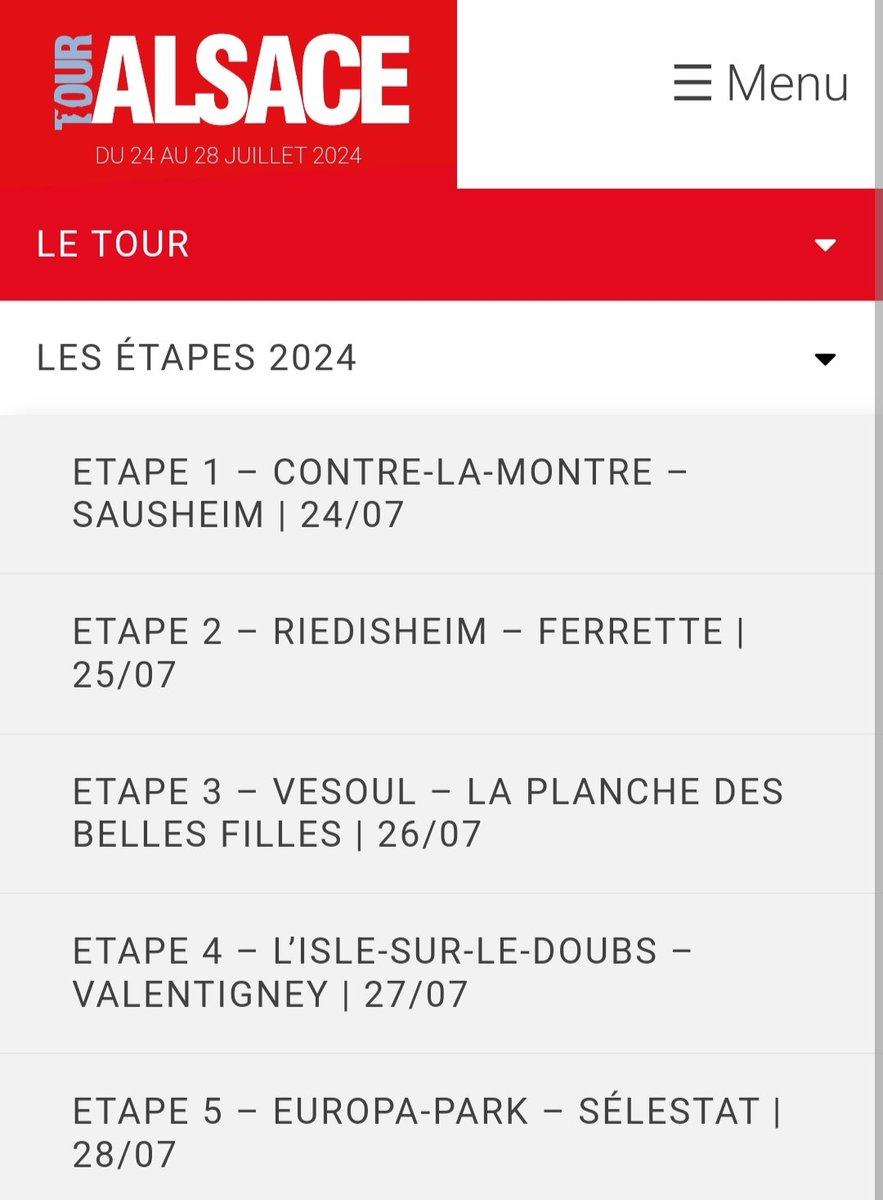 Cyclisme : Les étapes du Tour d'Alsace, retour en Haute-Saône et c'est une première, une étape dans le Doubs.... rendez-vous fin juillet #cyclisme #vélo #Alsace #HauteSaone #TourDAlsace #velo #France