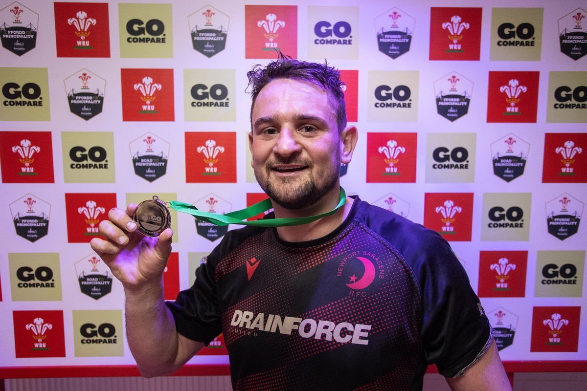 The @Gocompare Player of the Match for the Men’s Division 4 Cup Final is Kirk Lewis of Newport Saracens