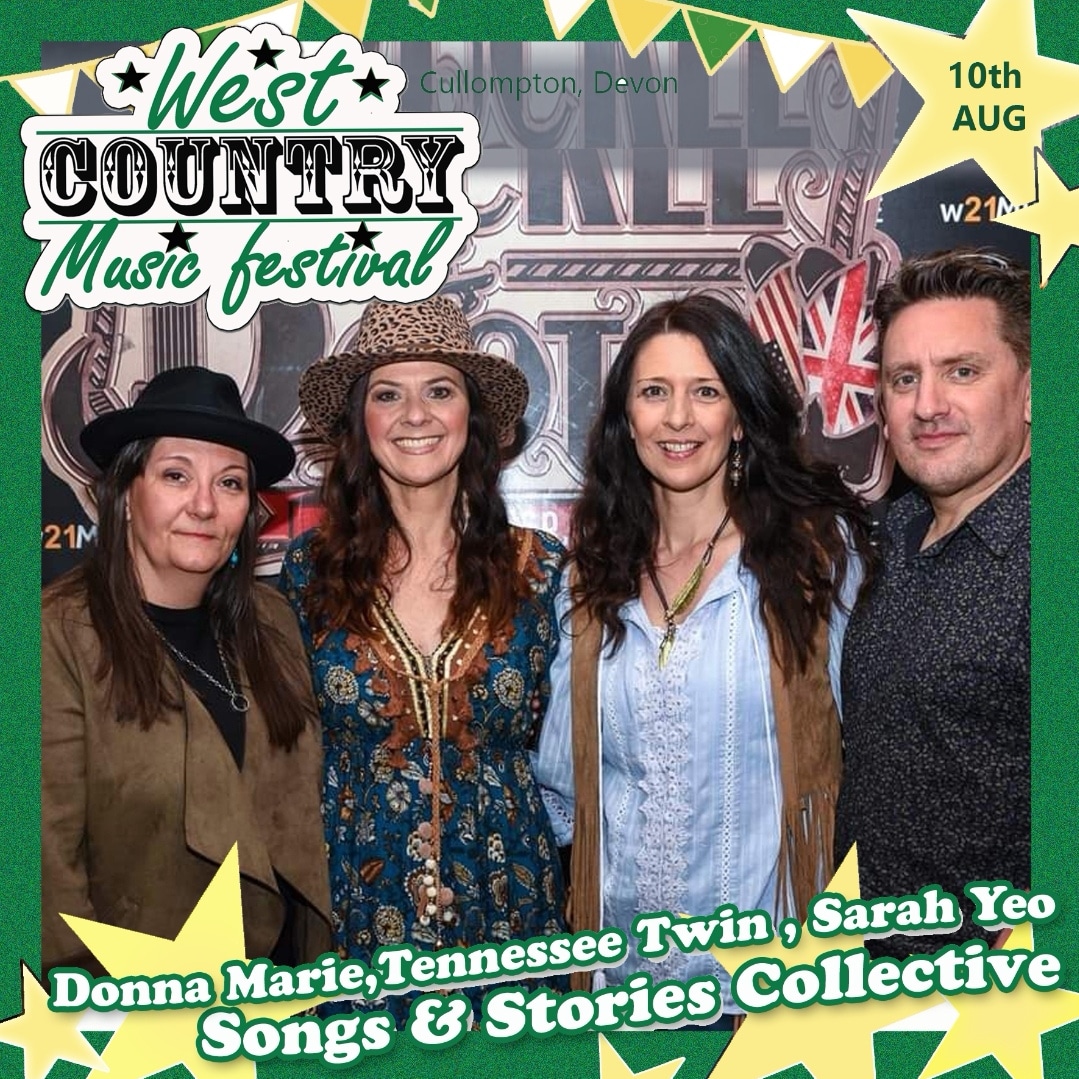 wcmfdevon's tweet image. Festival Creator Sarah, along with the 'Songs and stories collective' 
Who are all a massive part of the WCMF team ! They will round up the festival in the 'late night chill' and play on the main stage! 
@tennesseetwinuk
@donnamariesongs 
@sarahyeosings 

#Festivals #countrymusic