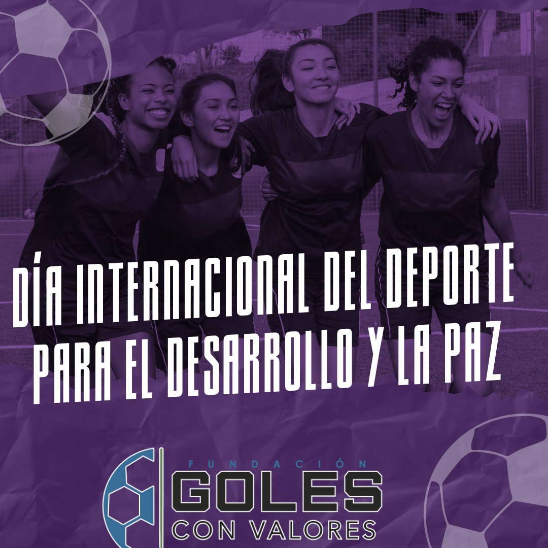 Hoy 6 de abril es el #diainternacionaldeldeporteparaeldesarrolloylapaz 

RESPETO 
PAZ
JUEGO LIMPIO
HONESTIDAD 
INCLUSIÓN 
DIÁLOGO 
TRABAJO EN EQUIPO 

El deporte es un potente catalizador que transmite valores y promueve una sociedad más solidaria.