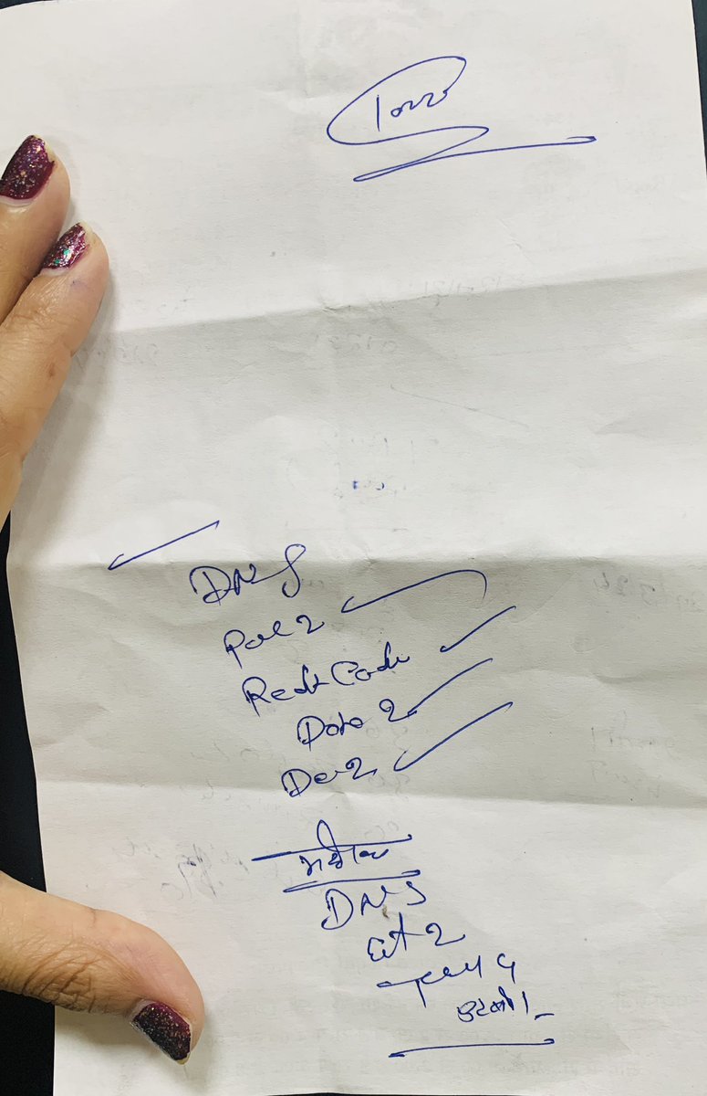 Patient came with Complaints of Abdominal Pain , prior treated by a Local Private Practitioner. Here is the treatment he prescribed to Him ! Why they write this Much , with their Soft Hands ??? No comment on his Degree ! #MedTwitter