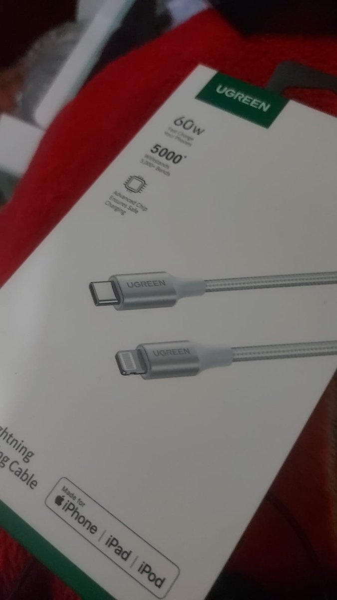 jsngi_'s tweet photo. Wts Kabel data tipe c-lighting fast charge ugreen bahan braided nylon panjang 2 meter
Dijual soalnya salah beli😭😭
Aku dom jatim. Bisa co oren tapi splitpay ya soalnya admnya hampir 10% 🤧
Tanya tanya dm aja lgsg
#zonauangᅠ #zonajajanᅠᅠᅠ https://t.co/it3Kjsr6Hy