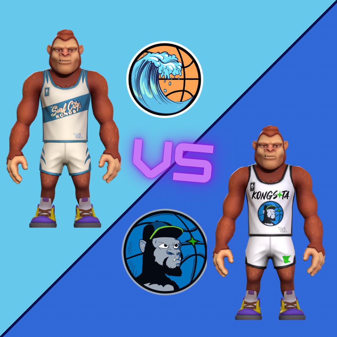 Surf City Kongs 🌊🏀 RKL $FAME (@surfcitykongs) on Twitter photo 🏀 Championship weekend continues with the Finals of the <a href="/RumbleKongs/">Rumble Kong League</a> jersey challenge.
The top 2 have been decided - now let’s see who takes home the 🏆
<a href="/SurfCityKongs/">Surf City Kongs 🌊🏀 RKL $FAME</a> v <a href="/KongSota/">KongSota RKL Club | Mill City Madness</a> 🏀 Championship weekend continues with the Finals of the <a href="/RumbleKongs/">Rumble Kong League</a> jersey challenge.
The top 2 have been decided - now let’s see who takes home the 🏆
<a href="/SurfCityKongs/">Surf City Kongs 🌊🏀 RKL $FAME</a> v <a href="/KongSota/">KongSota RKL Club | Mill City Madness</a>