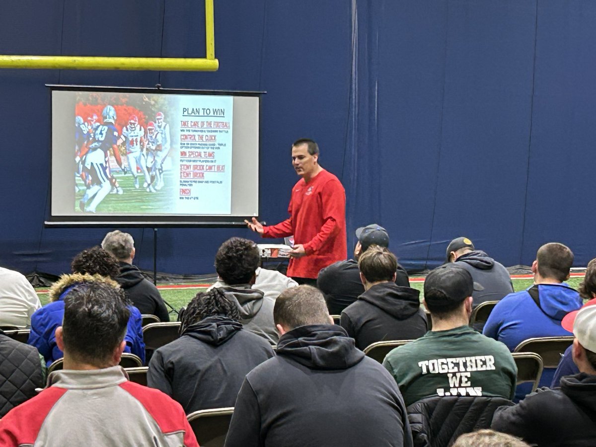 Great To Have Local Coaches Here At Our Coaches Clinic! Scrimmage At Noon!