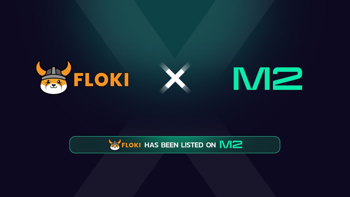 FLOKI's tweet photo. $FLOKI has just been listed on M2, a regulated cryptocurrency trading platform serving both institutional and retail investors! 🔥

@M2Exchange was founded in the United Arab Emirates and is licensed by the Financial Services Regulatory Authority of Abu Dhabi, as well as regulated and authorized by the Securities Commission of The Bahamas.

This is a significant milestone for #Floki adoption as we strive to become the world's most known and used cryptocurrency—and this listing introduces Floki to a key audience in the Middle East and Arab regions.