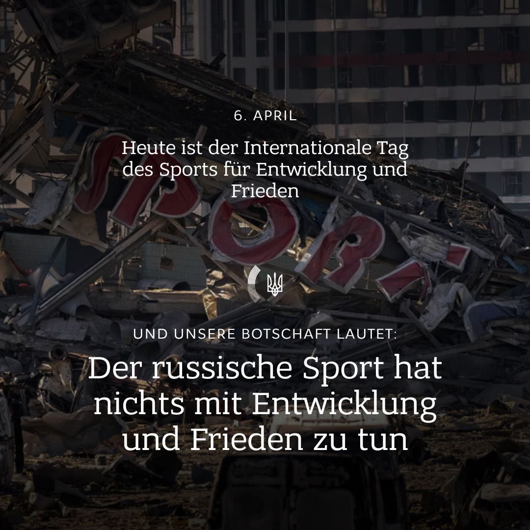 Innerhalb von zwei Jahren hat das russische Militär mehr als 450 ukrainische Sportler & Trainer getötet und 100 Sportstätten zerstört. Um dies zu würdigen, lädt @Olympics Russen nach Paris ein. Ob die Sportart 'Genozid' ins Programm aufgenommen wird, ist noch nicht entschieden.