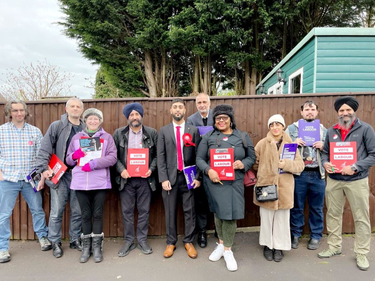 Great turnout for Sohail Iqbal in Rowley with lots of support on the doorstep