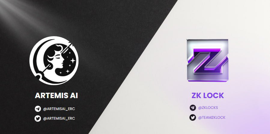artemisai_erc's tweet photo. Artemis Partnership Announcement 

Artemis AI 🤝 ZkLock
$ATAI X $ZKLK

- We are thrilled to announce a partnership between Artemis AI and ZkLock. This partnership marks a significant milestone in our journey towards making cryptocurrency trading more accessible and efficient.

- What this means for Artemis:
By leveraging Artemis's cutting-edge AI technology in conjunction with ZkLock's advanced privacy-preserving solutions, we can foster a symbiotic relationship that not only accelerates technological innovation but also strengthens each entity's community engagement. This collaboration is poised to set new benchmarks in the integration of artificial intelligence and privacy technologies, ensuring a future where secure, intelligent systems enhance user trust and experience across the board.

- About ZkLock:
Pioneering the future of digital privacy with PPML, decentralized routing, signature hardware security, and scalable privacy infrastructure.

- We believe this partnership will open up new possibilities and opportunities for our users. Keep an eye on our updates for more exciting news!

- ZkLock Links:
Website: https://t.co/SH9hf7UGhF
Telegram: https://t.co/f5Th9oeyjI
Twitter: @TeamZkLock