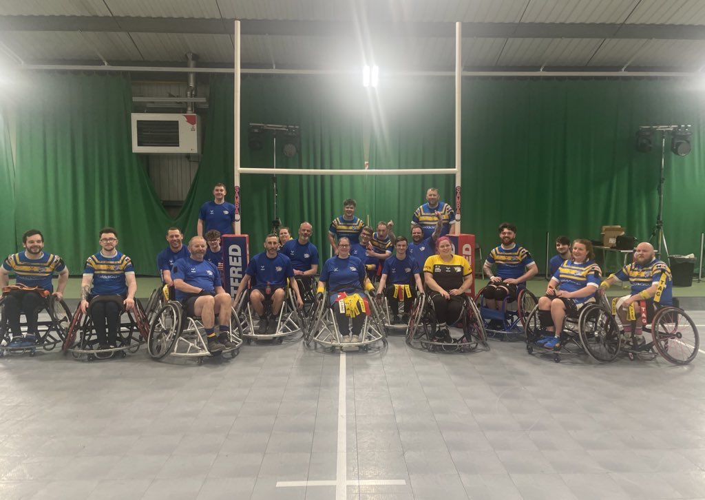 Saturday well spent! ♿️ 21 Rhinos players showed their skill on court in Wigan 🏟️ Well done everyone 👏