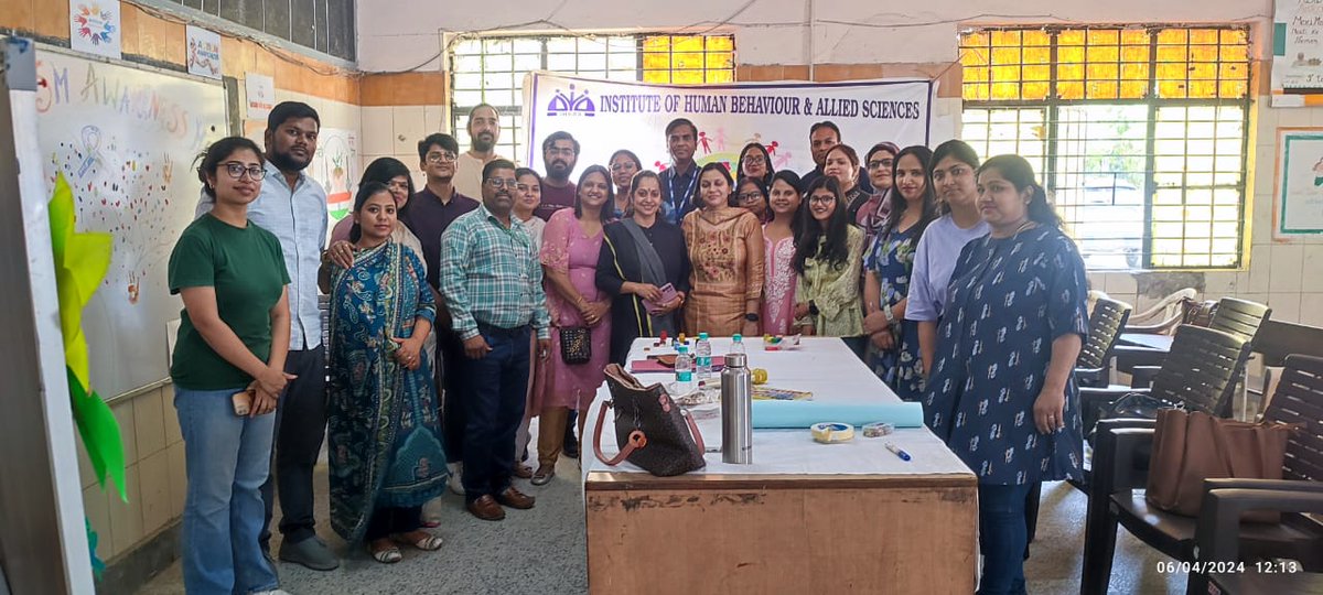 💥On April 5, #IHBAS held #AutismAwareness Programme at MCD School, New Ashok Nagar, Delhi. Led by Prof. RK Dhamija, DDE Dr. Rajeev, Dr. Deepak & Principal Ms. Sehgal. Drs. Pratibha, Pravin, and Ms. Divyasha ran the sensitization. Great turnout! @DelhiIhbas #AutismAwarenessMonth