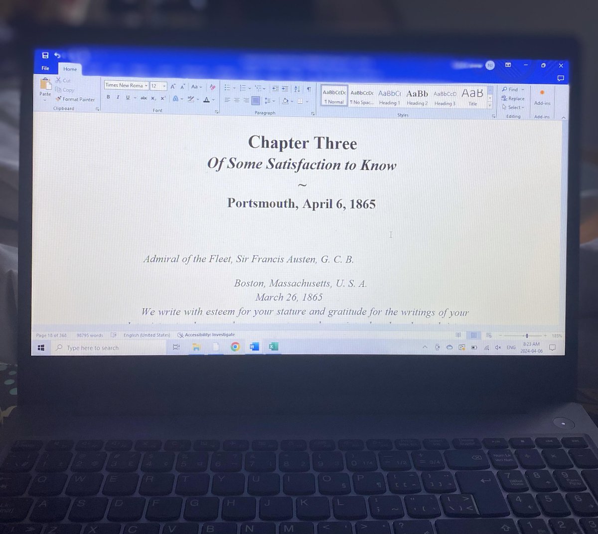 Just noticed the date! I write my books from May to May. It's like the adage about dating for 4 seasons before you commit! Love that #JaneAusten wrote over 12 months as well. It’s seasonal, it’s gestational, it’s wired to some inner clock for productiveness & hope🩷 #austenatsea