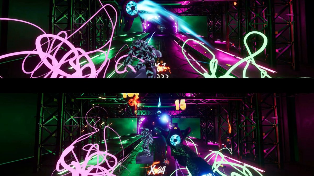 Dem_X3ll3n's tweet photo. And here's some screenshots !

#rhythmgame #vrgaming #indiedev #psvr2 #edm #boxtothebeatvr #x3ll3n #debisco #robloxdev https://t.co/jxXzT9wwNl