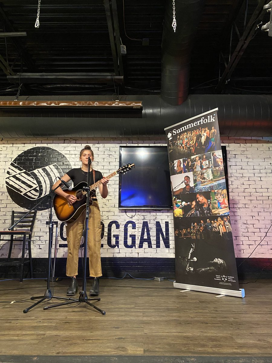 We’re live ⁦@TobogganBrewery⁩ for the Youth Summerfolk showcase. Catch live music for free until 1pm today. #LdnOnt #UNESCO #CityofMusic