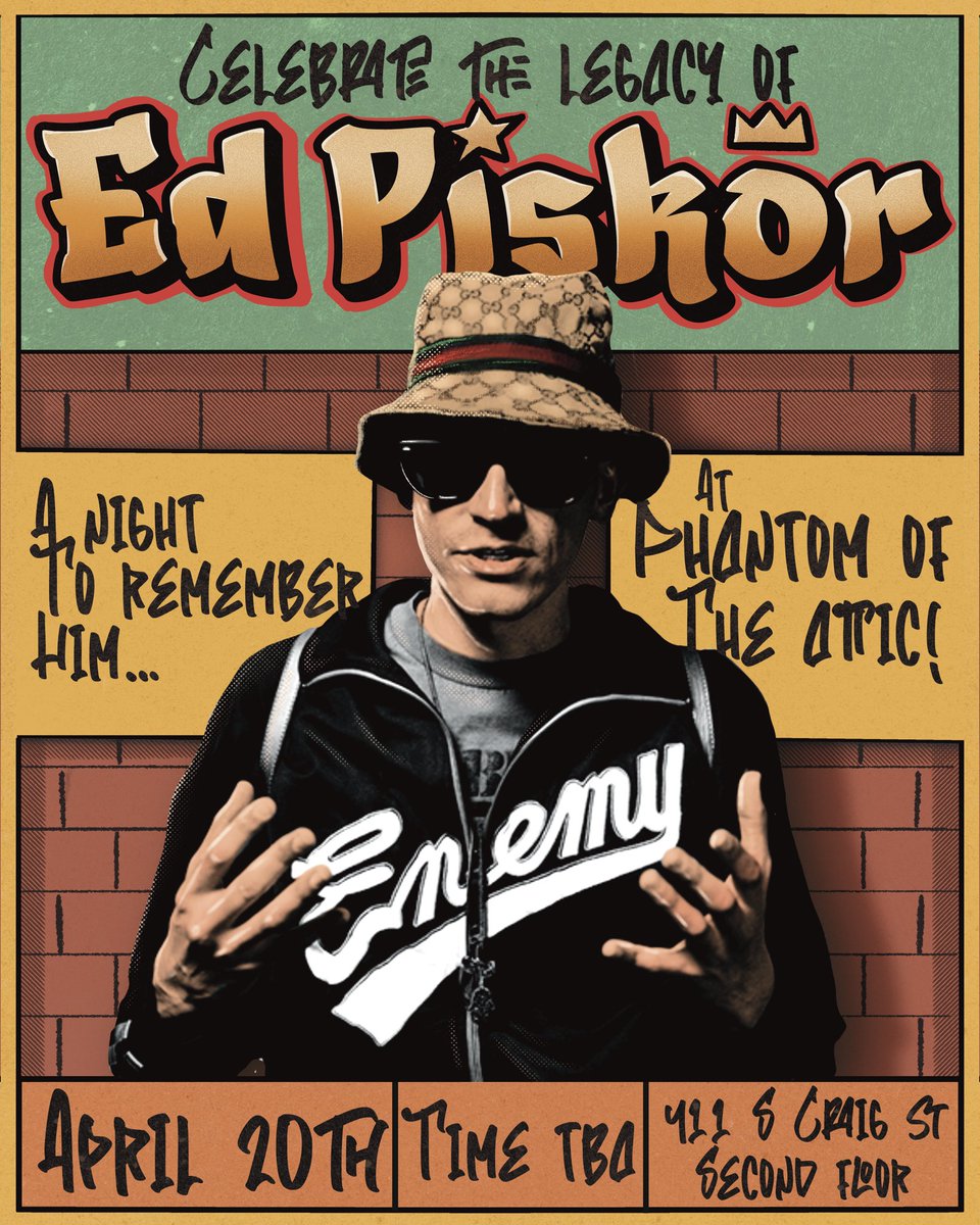 witchofwonder_'s tweet photo. I was so beyond honored to design the poster to celebrate Eddie’s legacy at @potaoakland on April 20th.
Times and details TBA.

@ed_piskors_legacy 

#edpiskor #legacy #edpiskorlegacy #comic #pittsburgh #hiphopfamilytree #xmen https://t.co/6tKHMEUawh