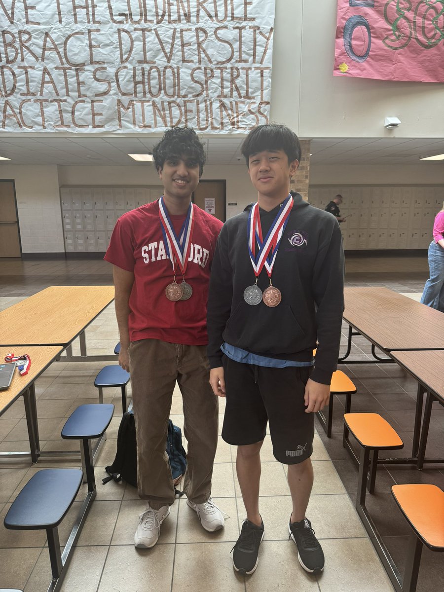 UIL Number Sense Team has achieved stellar marks at the District UIL Meet! 2nd Place Overall with individual 3rd and 5th place finishes! Congratulations Aneesh and Matthew! @KleinCain @ReignCain @LMartiKISD