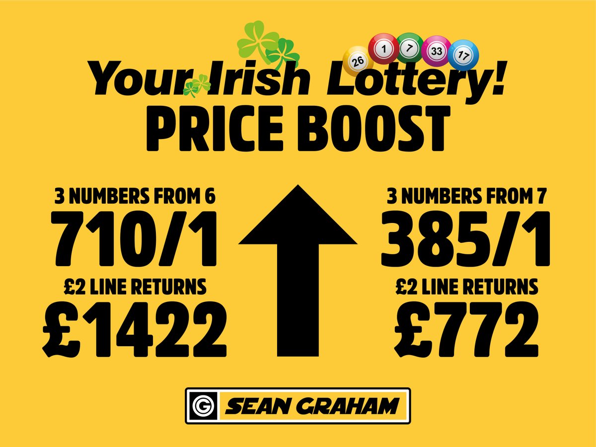 🔥Irish Lottery🔥 Don't forget to pick your numbers for the @Irishlottery 🏆 Draws take place every Wednesday & Saturday 🎯 Pick your numbers in shops or via our Telebet service! ☎️ @puntersg @course_ni