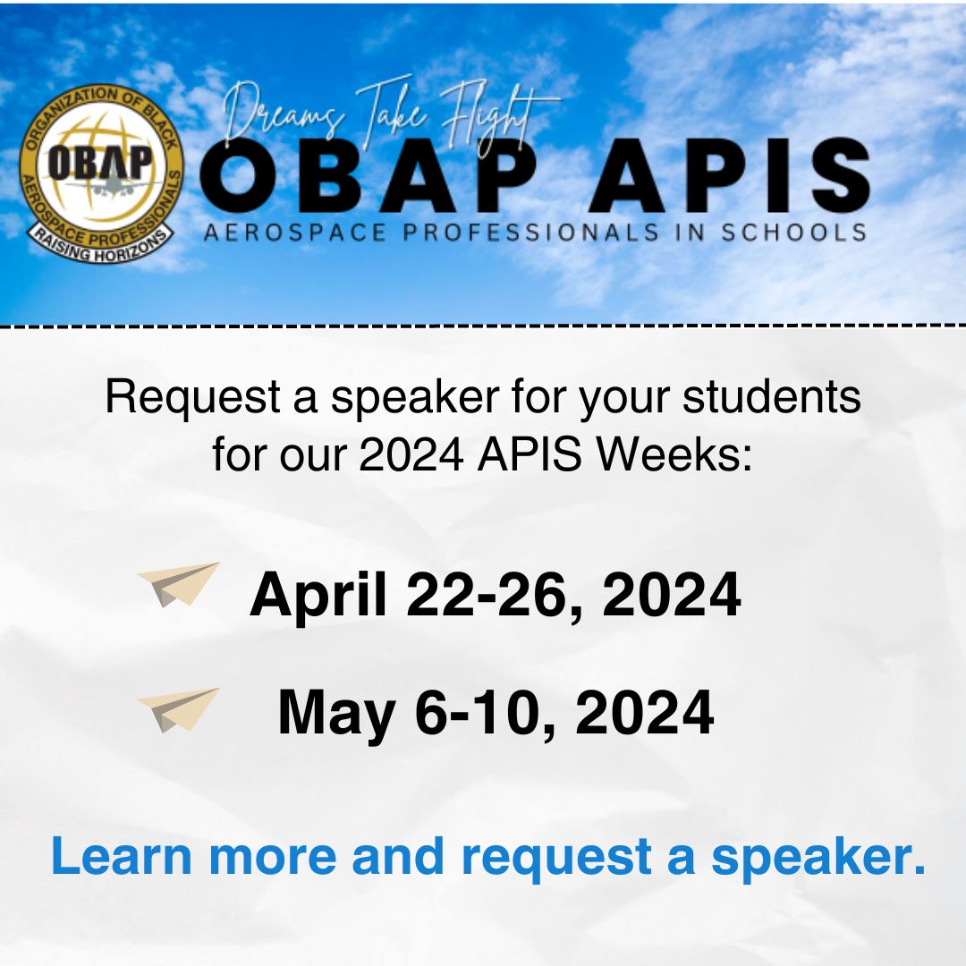 ✈️Bring aerospace and aviation to your classroom this spring when you request an OBAP Aerospace Professionals in Schools speaker. obap.stackerhq.com/obapapis/regis… #obapexcellence
