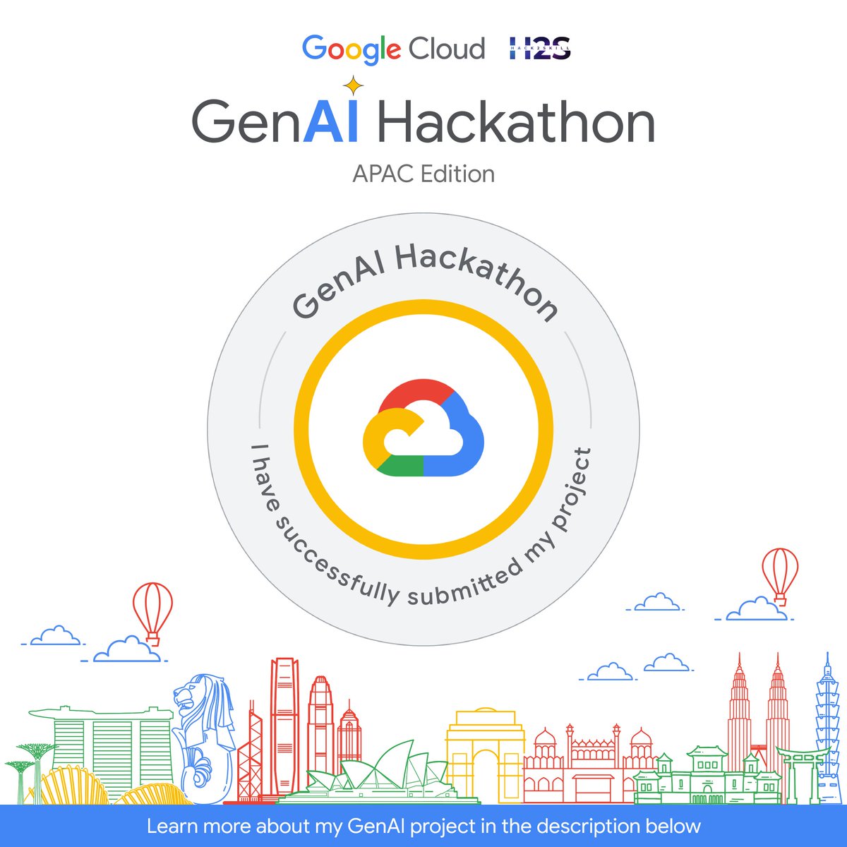 Lankapalli87301's tweet image. Excited to announce that the Hackathon journey with Google Cloud has come to an end! Grateful for the opportunity to tackle real-world challenges and collaborate with amazing minds#GenAl #hack2skill #Hack2skillcontest  &amp;amp; @googlecloud , #GenAI