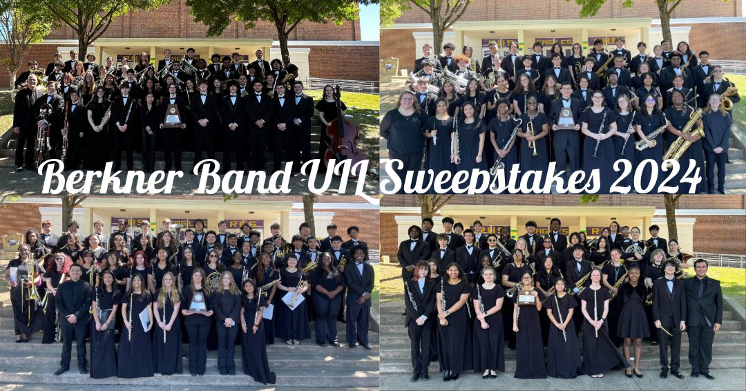 Berkner HS Band (@berkner_band) on Twitter photo Congratulations to the Berkner Bands on a fantastic UIL season! We are very proud of all of our students! @kacage <a href="/bhsstem/">Berkner High School STEM Academy</a> Congratulations to the Berkner Bands on a fantastic UIL season! We are very proud of all of our students! @kacage <a href="/bhsstem/">Berkner High School STEM Academy</a>