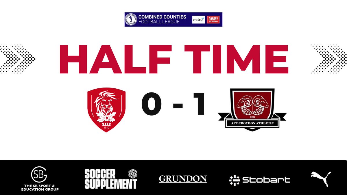 Half time! 0-1 to @AFCCroydonAth