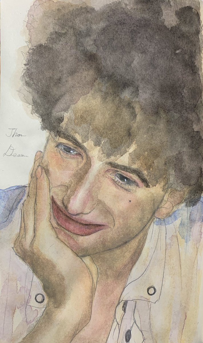 #JohnDeacon #QUEEN #Watercolour