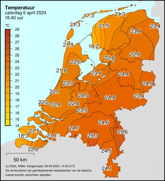 🌡 De zomer is er vroeg bij in Nederland, ook al duurt het voorlopig maar één dag! 🌤