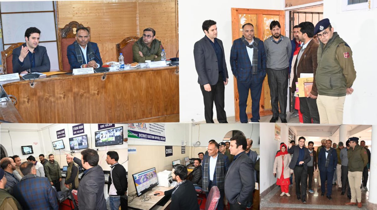 #LokSabhaElection2024 Chief Electoral Officer J&K, P K Pole today visited Kulgam, Reviews election preparedness in the district, Inspected Distribution cum Collection centers. @SpokespersonECI @ceo_UTJK @diprjk @AtharAamirKhan @ddnewsSrinagar