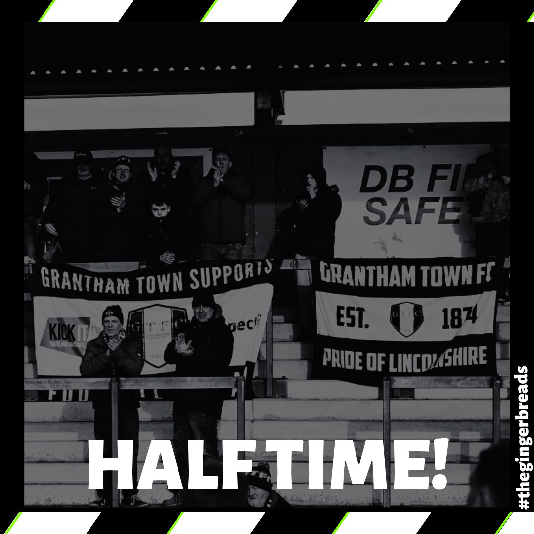 HALF-TIME: Grantham Town 0-0 Consett AFC @PitchingIn_