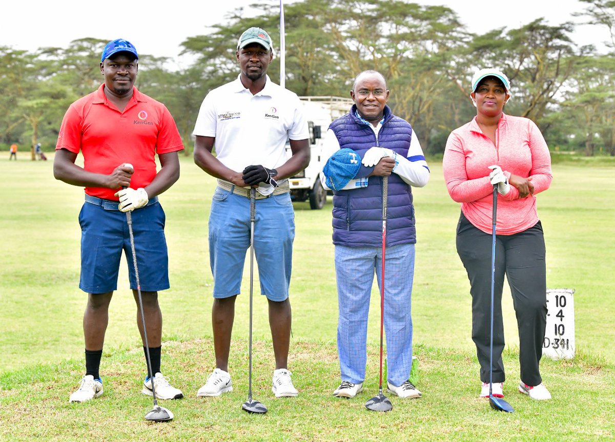 KenGenKenya's tweet photo. Location⛳️: Naivasha Sports Club for a golf tournament themed “Holes and Wells: Experience the Geothermal Magic” where over 100 golfers have gathered today for the ultimate #KenGenTeeOff. #JenGaKenGen ^EM https://t.co/68YnpGqJq0