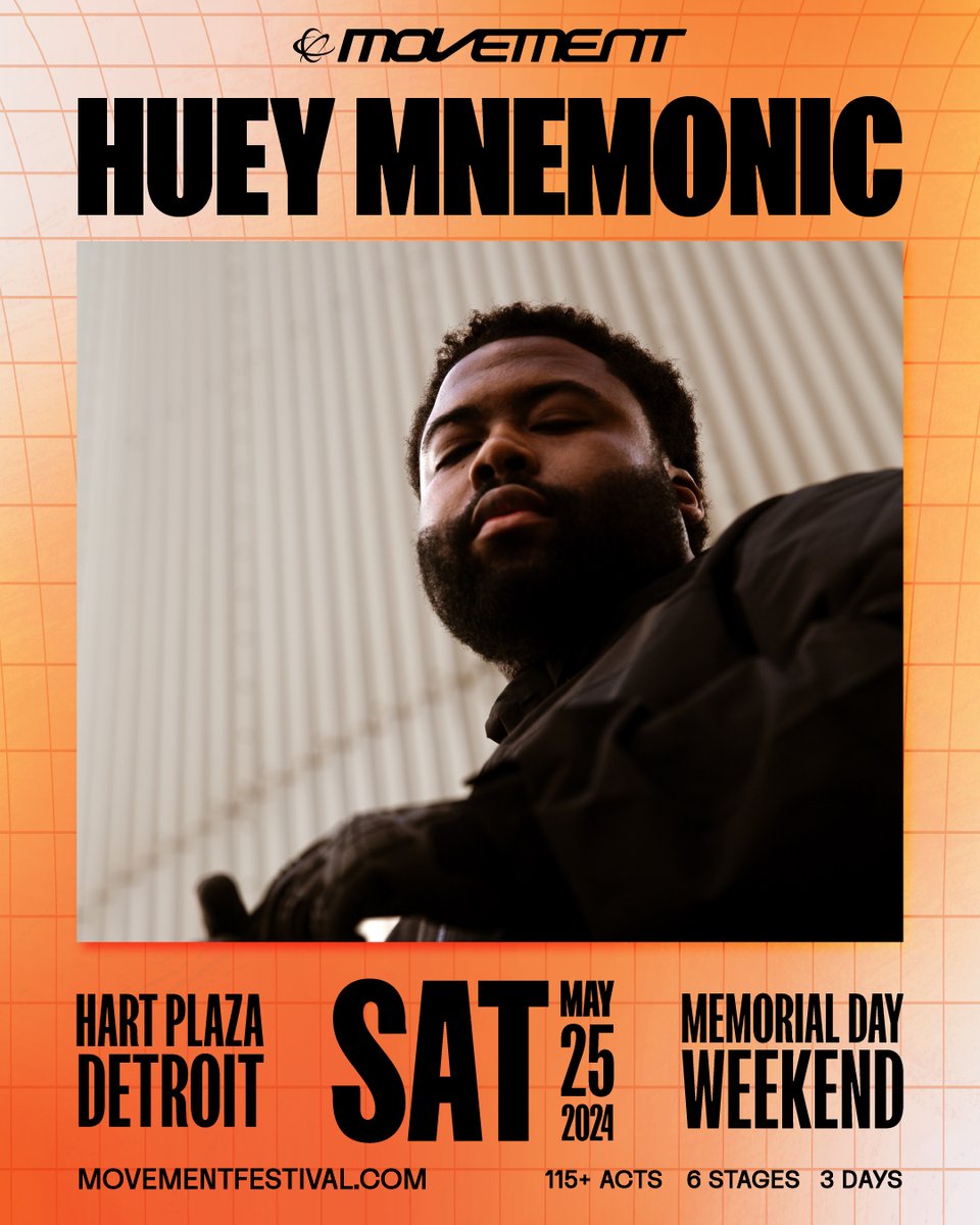 Techno is often misconstrued, misquoted, and mishandled by outsiders, so for Detroit-based producer and visual artist Huey Mnemonic, protecting its legacy has become a pursuit 💥⁠ ⁠ Catch the local mainstay on Day 1 of Movement 2024 at movementfestival.com