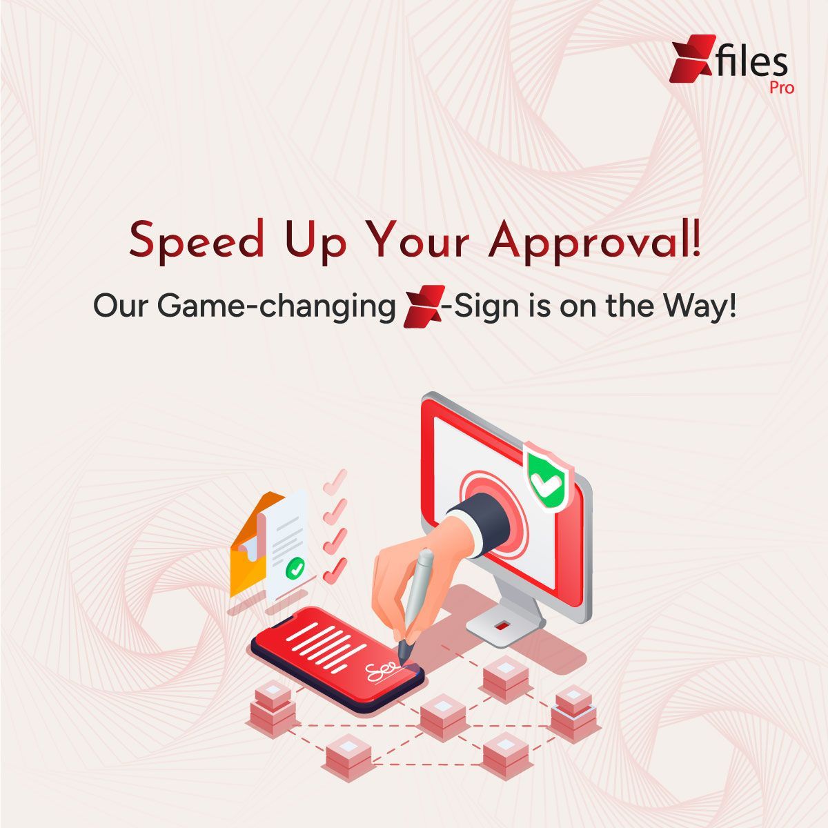 xfiles_pro's tweet image. Ready to revolutionize your #documentapproval process? Get ahead with our upcoming game-changing eSign solution! Stay tuned for the future of efficiency. ✍️📄 

#eSign #GameChanger #EfficiencyBoost #documentlifecycle #CLM