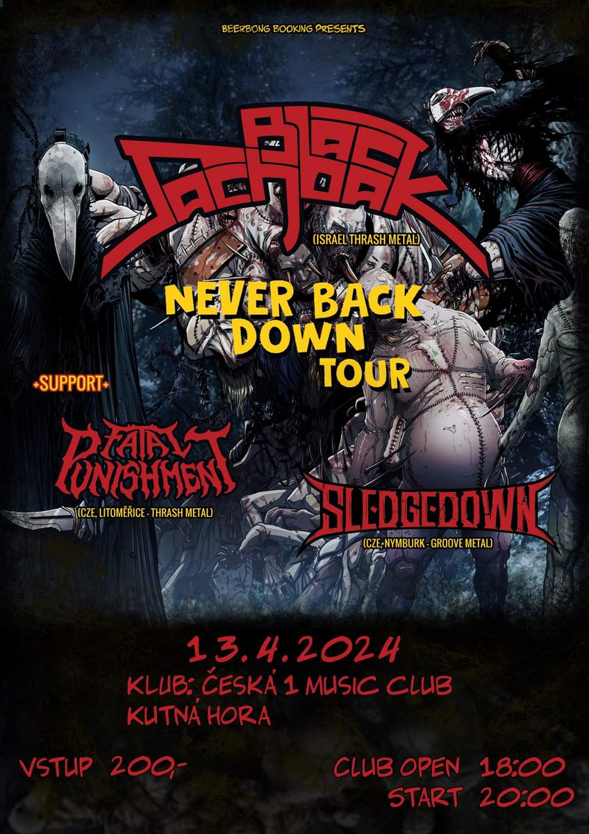 Next week! 🤘
#sledgedown #metal #gig #livemusic #thrashmetal #groovemetal #metalheads #czechband