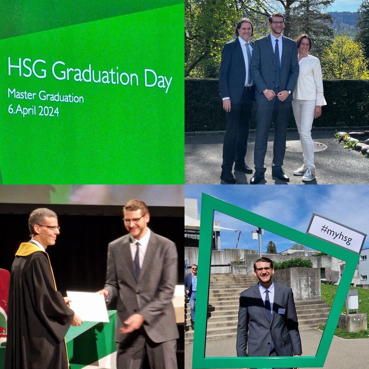 Graduation Day @HSGStGallen. Congratulations @tilmanloeschel. Very proud! ❤️🙏