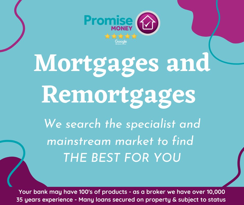 Not all brokers are the same.
With our inhouse specialist team and access to lenders not widely available, we regularly find products and solutions others miss.
 
promisemoney.co.uk/mortgage/

#promisemoney #mortgage