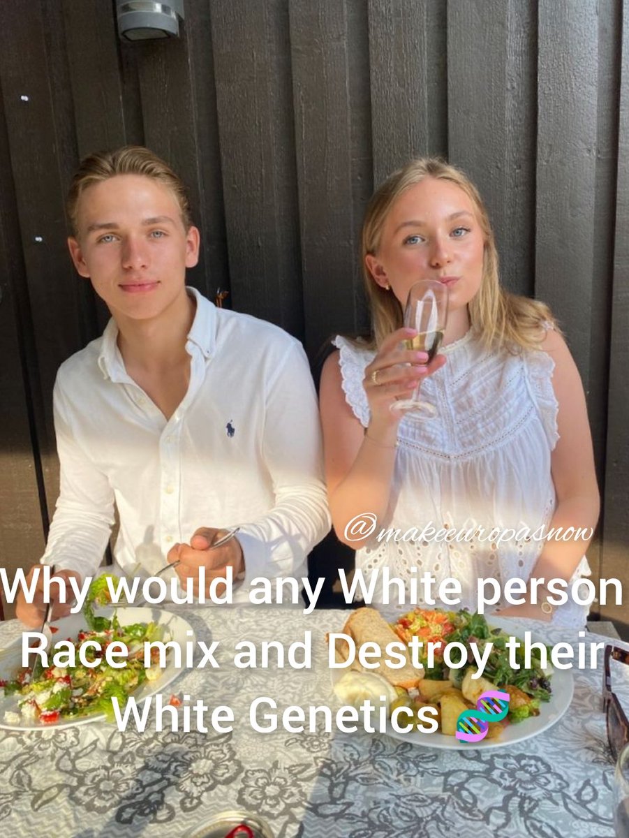 Why would any White person Race mix and Destroy their White Genetics 🧬