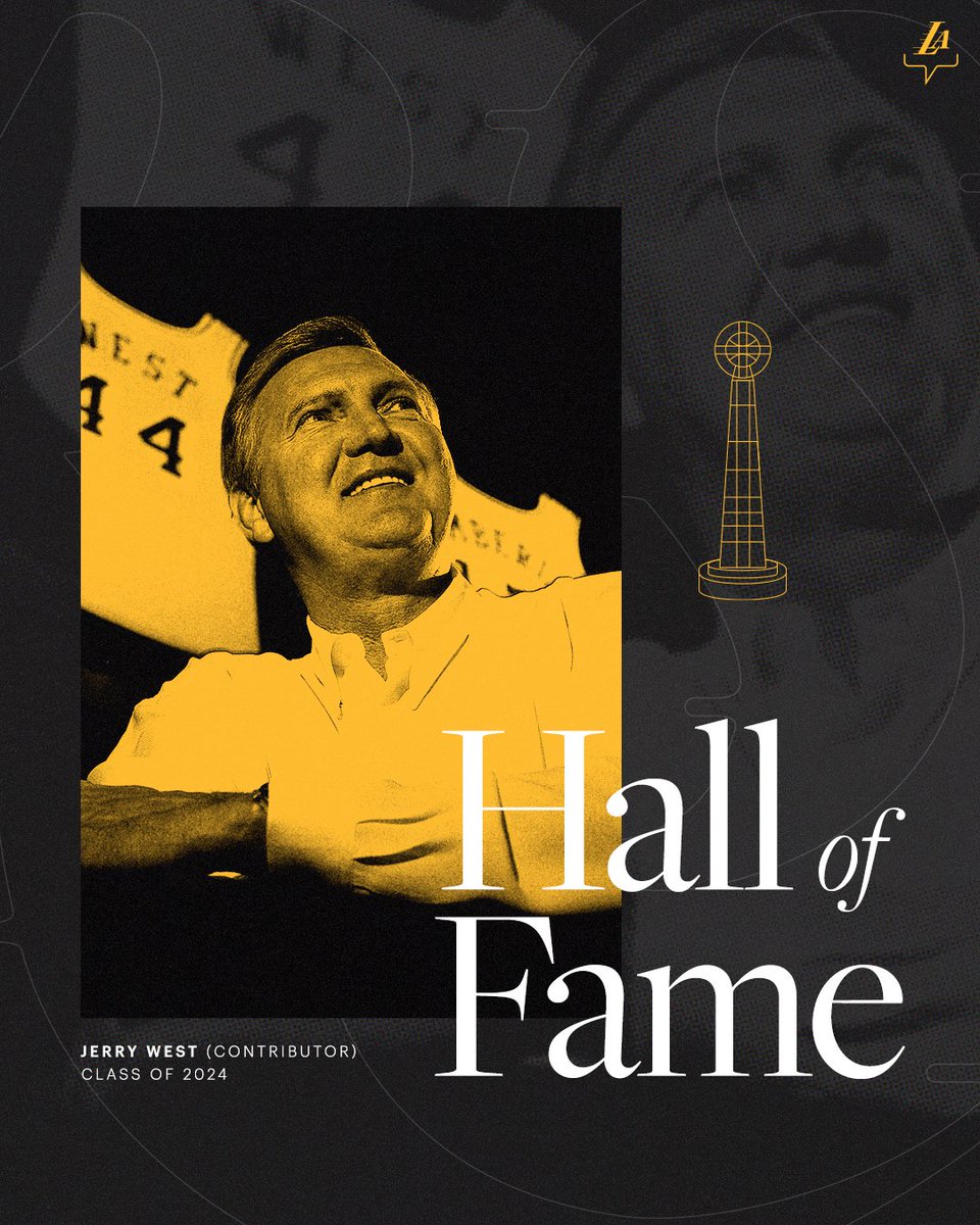 With five Championships under his belt as a Lakers executive, we congratulate Jerry West on being elected into the @Hoophall Naismith Memorial Basketball Hall of Fame as a contributor. As GM for the Lakers, Jerry West helped build the great Showtime dynasty, won Executive of the…