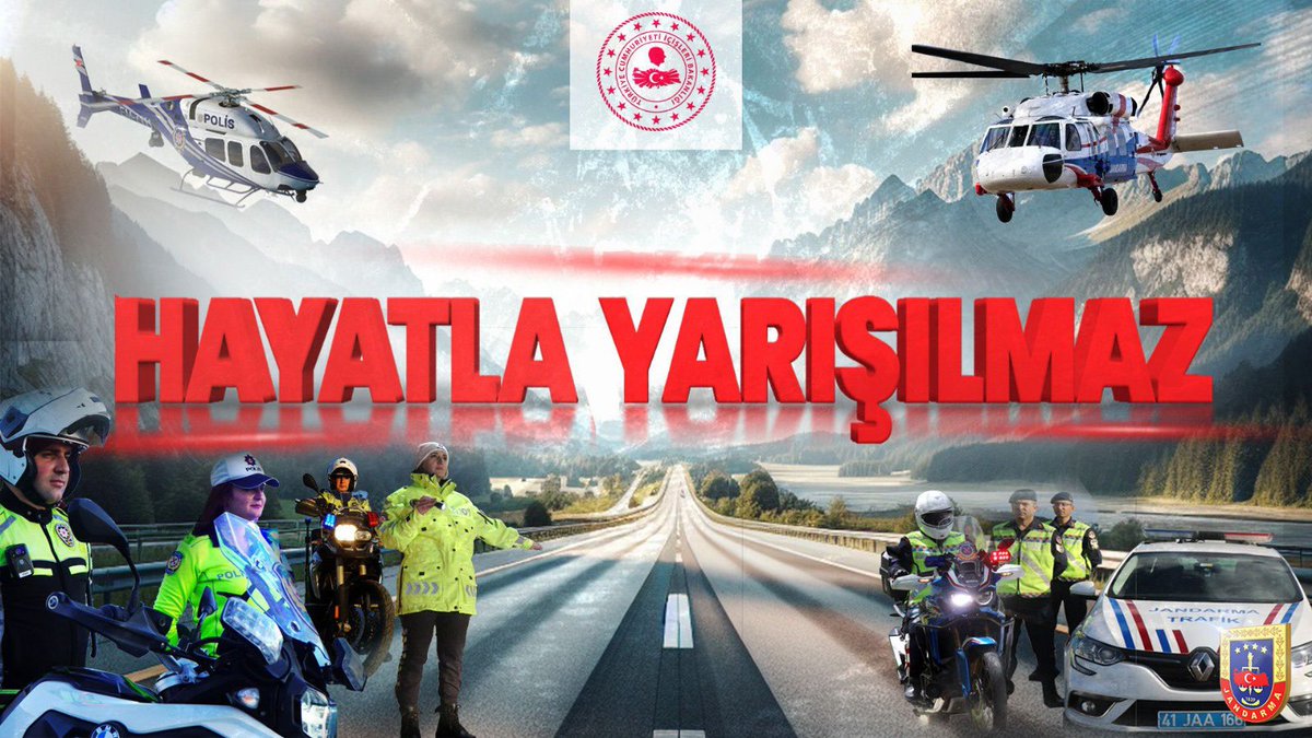 Hayatla Yarışılmaz⚠️

Jandarma Genel Komutanlığı olarak, vatandaşlarımızın huzur ve güven içerisinde bir bayram geçirmesi maksadıyla görevimizin başındayız.

Tüm yol kullanıcılarına kazasız günler, iyi bayramlar dileriz.
#Jandarma
#TrafikJandarması
#HayatlaYarışılmaz