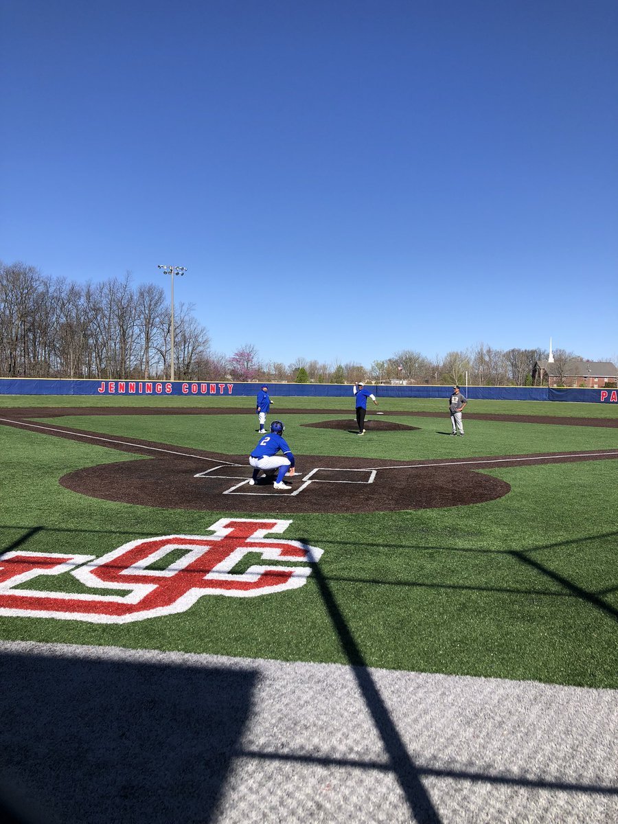 The Panthers are hosting the Hatchets of Washington. Prior to Game 1 we’re honoring Washington alum Chuck Harmon, the first African American to play for the Cincinnati Reds. Throwing out the first pitch is Mr. Harmon’s nephew and Jennings County legend Billy Harmon. ⚾️ <a href="/Reds/">Cincinnati Reds</a>