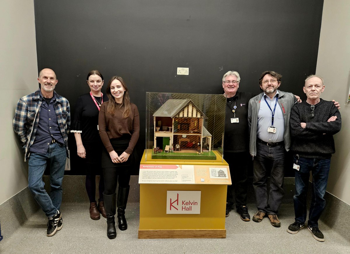 Our new display in the Avenue is entitled 'Reflections of Play'. Curated by @UofG Museums Studies Student, Ruby Davidson, the display centres on a 1930's doll's house. Each object tells a story, different for every child. Stop by and check it out when you next visit!