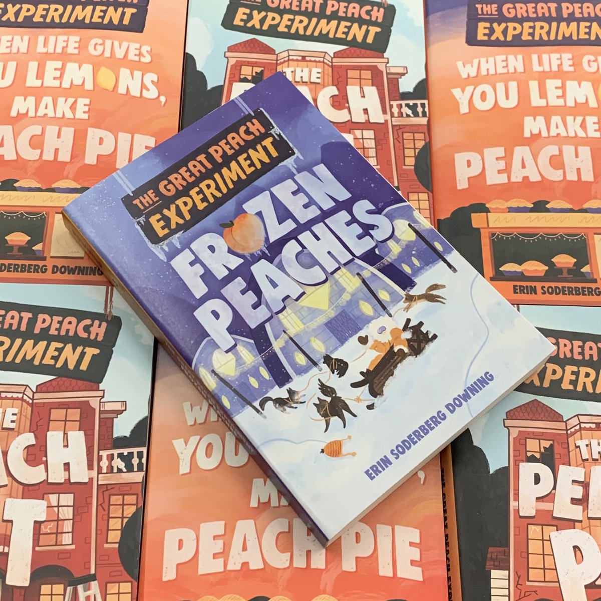 The Peach family heads to an ice hotel in THE GREAT PEACH EXPERIMENT: FROZEN PEACHES, now out in paperback! @erindowning ow.ly/lksN50R7ROT #mglit