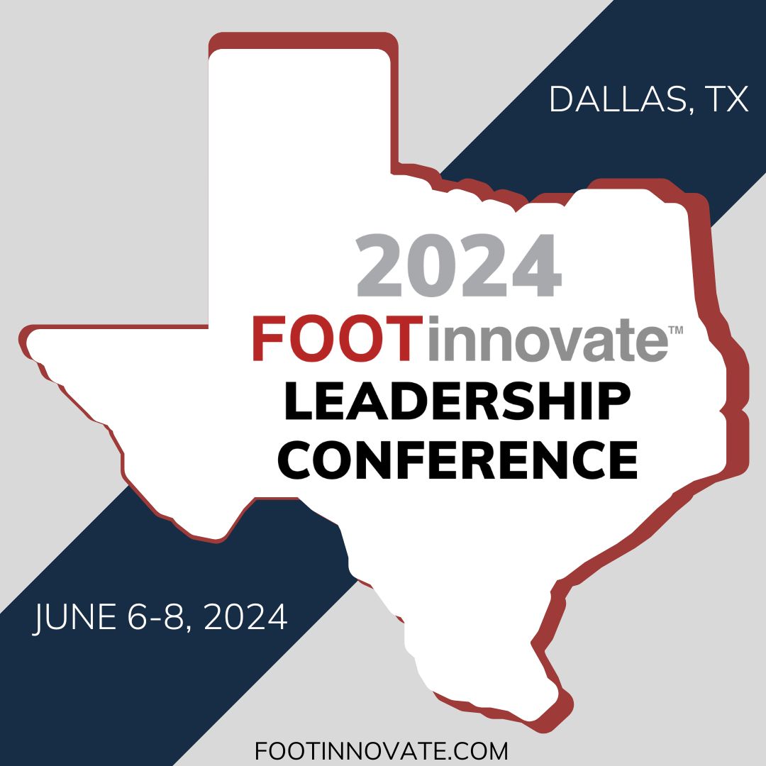 Join us in Dallas this June! Secure your spot at the 2024 Foot Innovate Leadership Conference today: ow.ly/BUVZ50R5Wiq Get all the conference details here: ow.ly/fF3X50R5Wio #FootandAnkleSurgery #EmergingTechnology #Podiatry #OrthopaedicaSurgeon #MedicalEducation