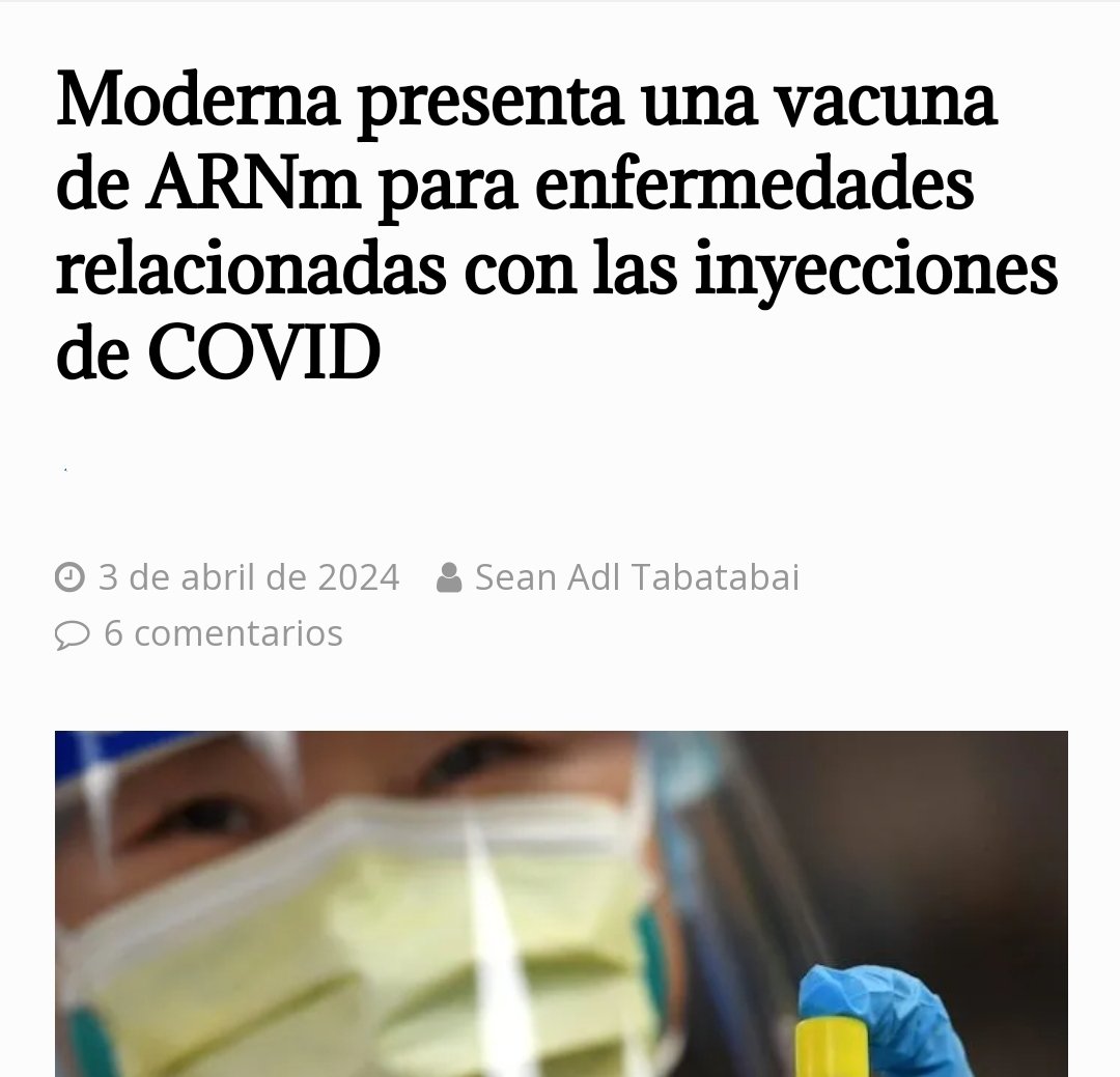 La vacuna de la vacuna: 'La revacuna'.

Y luego la 'requetevacuna'.

Y después la vacuna de ARNm contra el cáncer provocado por las vacunas anteriores.