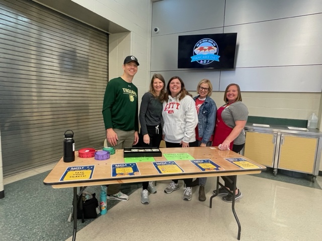 We have an amazing group of Pancake Day volunteers! Pancake Day still going on until 2PM today!