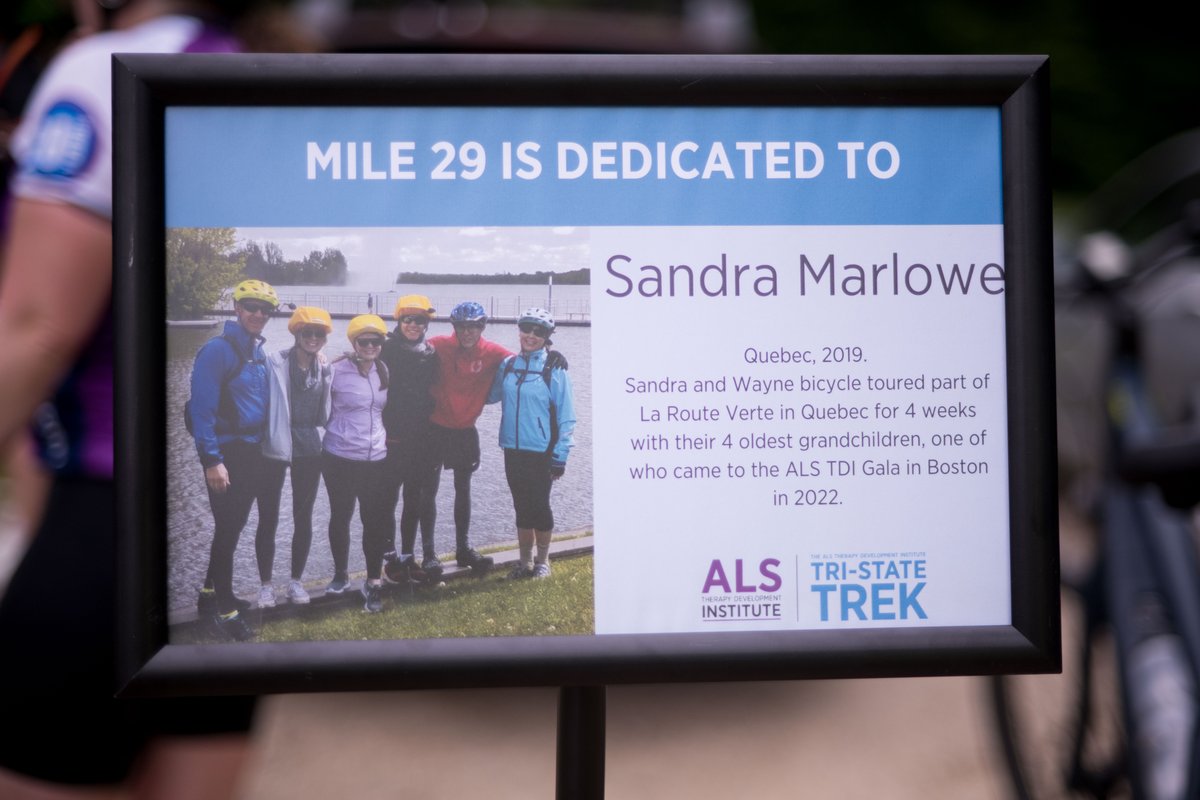 Would you like to pay tribute to a loved one and support the Tri-State Trek at the same time? 🚴‍♀️💙 You can do so by participating in our 'Dedicate a Mile' program, which allows you to dedicate a mile along the route in their honor. Learn more here 👉 fundraise.als.net/dedicateamile