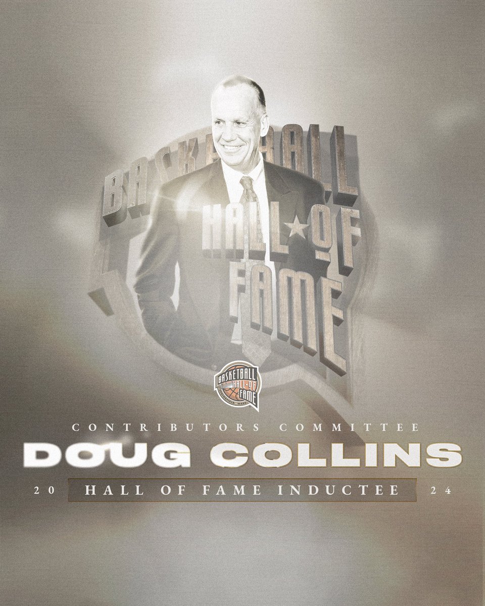 Congratulations 4x <a href="/NBAAllStar/">#NBAAllStar</a>, 400+ career coaching wins and go to <a href="/NBA/">NBA</a> TV broadcast analyst for CBS, NBC, TNT, TBS and ABC/ESPN, #24HoopClass inductee Doug Collins.