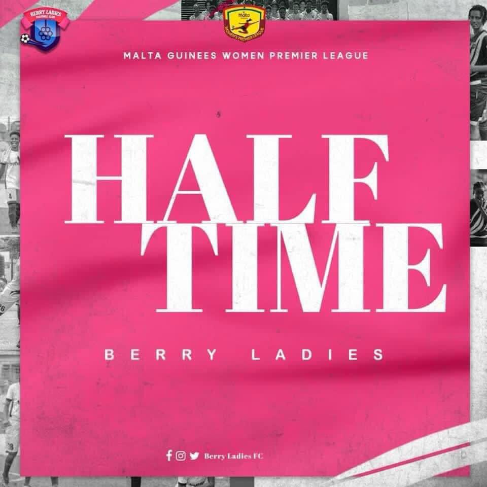 berryladiesfc's tweet image. ⏰ ’ - Half Time…!!!

🎯@berryladiesfc 0:0 @EssiamSocrates 

#BerryLadies🔥 | Trdz: kudus

#SheDidThat 
#MaltaGuinnessWPL
 #serwaaAmihere