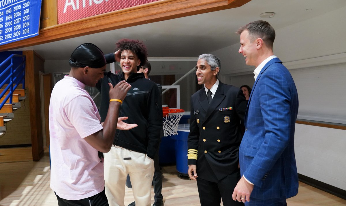 On my visits to college campuses, I’ve learned about the unique mental health challenges student athletes face every day. As we celebrate their achievements on National #StudentAthleteDay, let’s also support their mental health and well-being. @DukeMBB